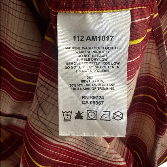 Columbia Plaid Button Down Shirt size large - Picture 5 of 5